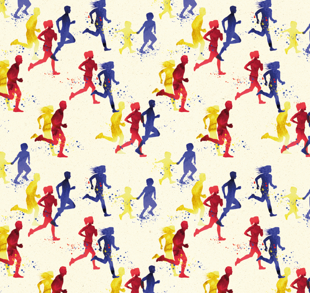 La Solidaire, course populaire à Delémont. Identité Visuelle. Design de motif personnalisé ou pattern. Annick Woungly Designer La Solidaire, course populaire à Delémont. Identité Visuelle. Design de motif personnalisé ou pattern. Annick Woungly Designer