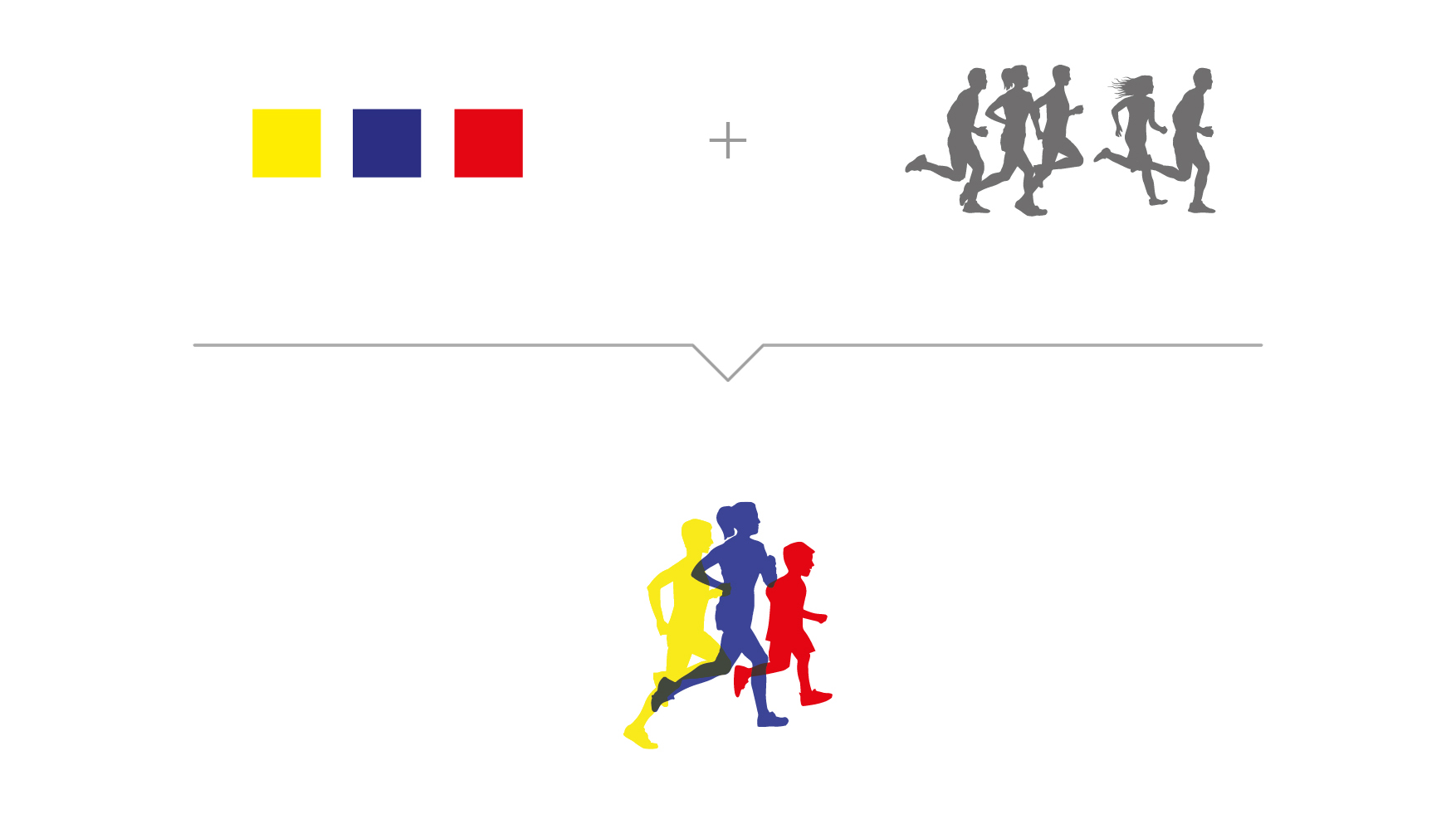 La Solidaire, course populaire à Delémont. Identité Visuelle. Annick Woungly Designer. La Solidaire, course populaire à Delémont. Identité Visuelle. Construction du logo. Annick Woungly Designer.