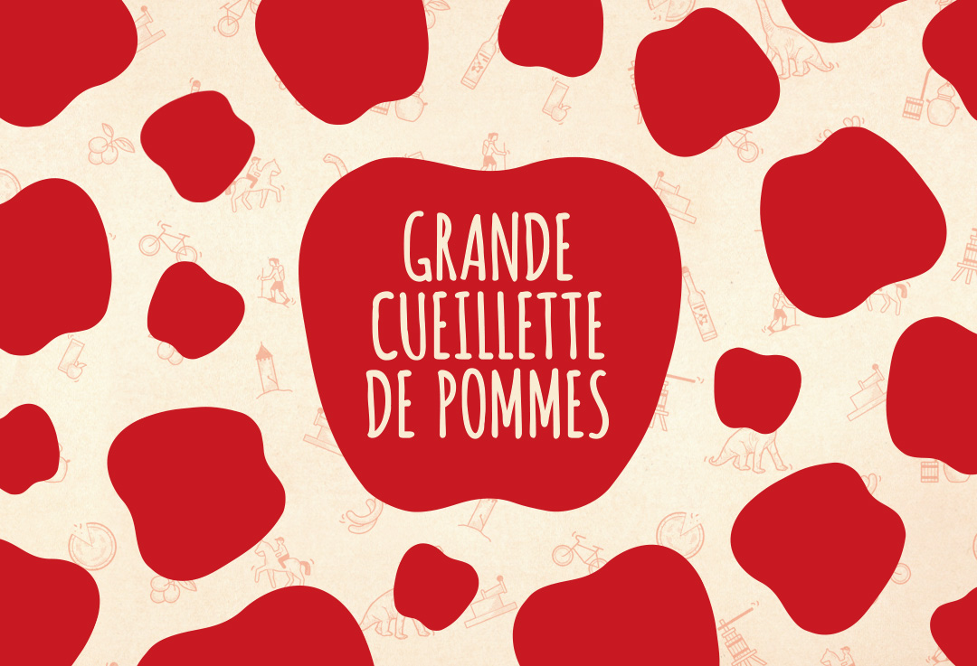 Grande cueillette de pommes – Affiche