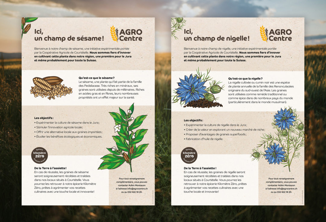 Agrocentre – Panneaux explicatifs