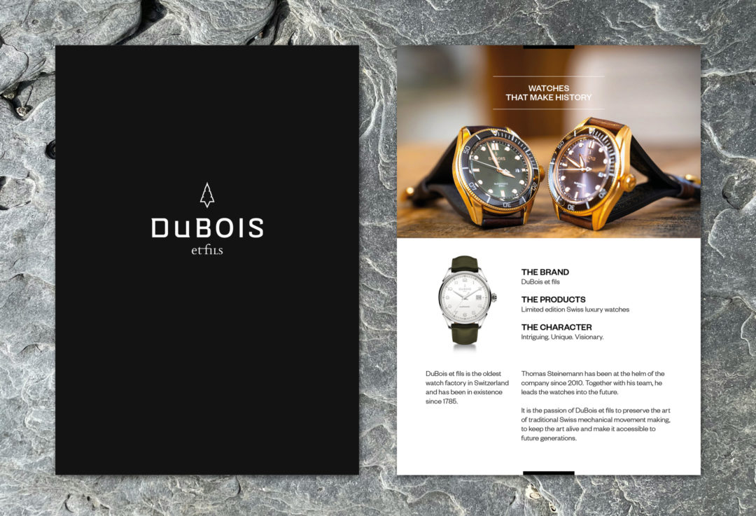 Dubois et Fils – Brochure