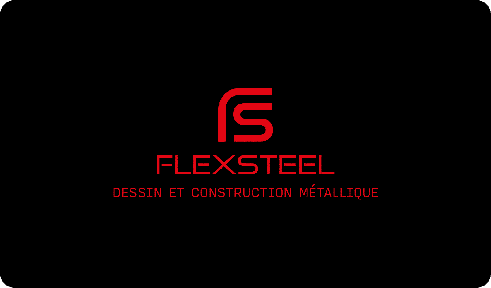 Flexsteel Flexsteel. Entreprise de construction métallique. Identité visuelle.
