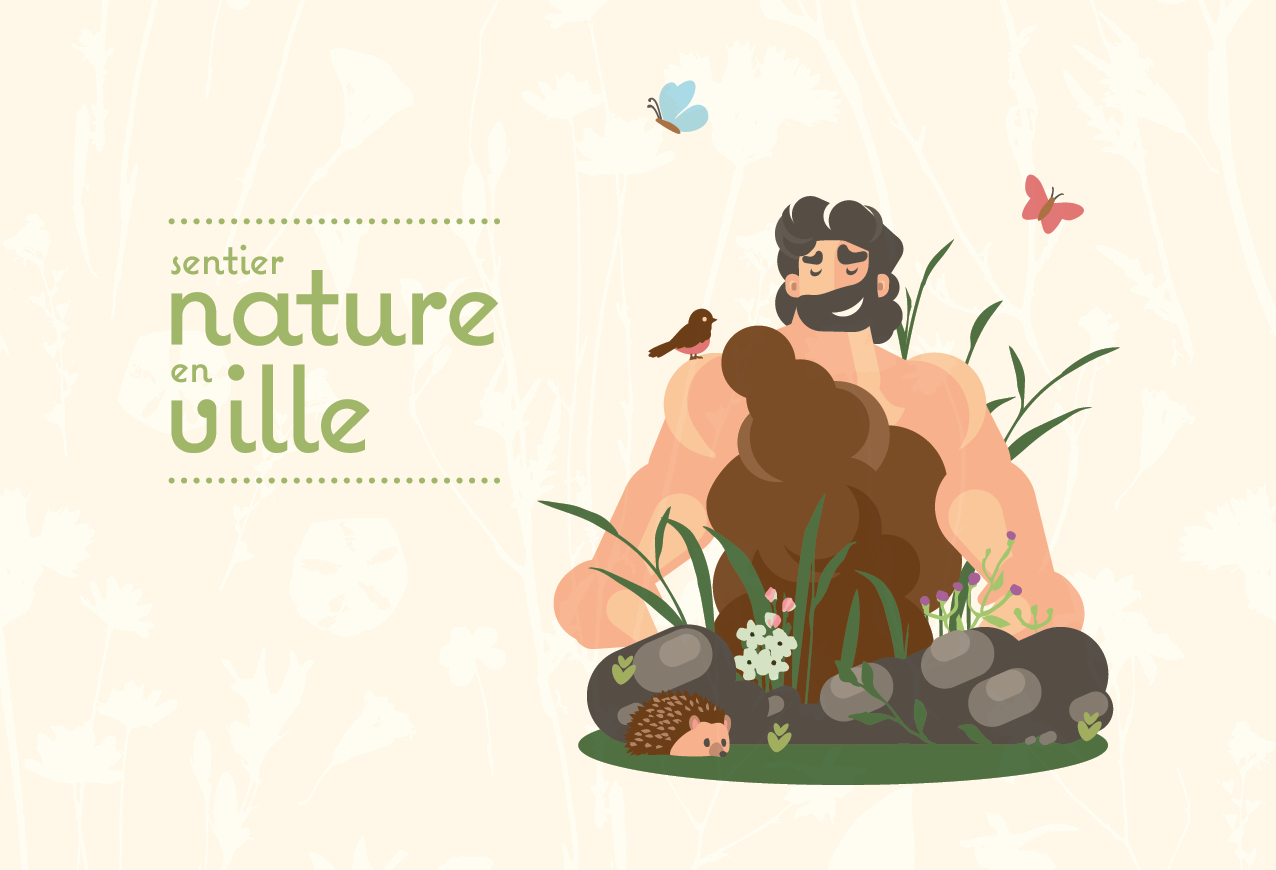 Sentier Nature Ville Delemont. Design Annick Woungly.