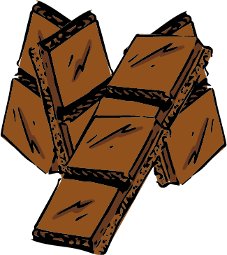 Illustration de chocolat pour les étiquettes des yogourt drinks de l'Association Broquet-Leuenberger. Movelier. Design: Annick Woungly.