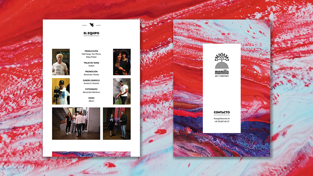 Dossier de présentation pour la pièce de théâtre "Del comincipio", de l'actrice zurichoise Tania Haag. Dossier de présentation pour la pièce de théâtre "Del comincipio", de l'actrice zurichoise Tania Haag.