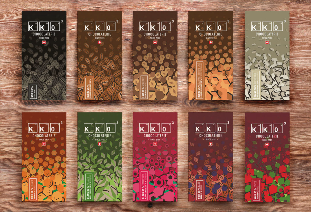 KKO3 – Design packaging des tablettes de chocolat