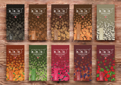KKO3 – Design packaging des tablettes de chocolat