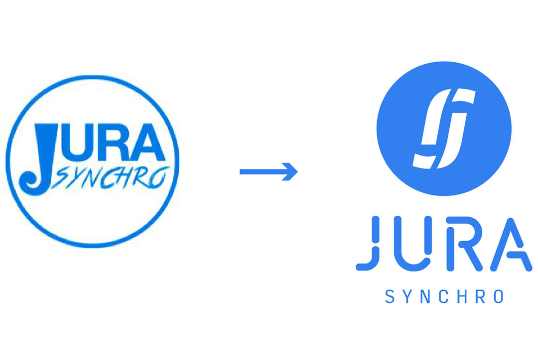 Jura Synchro. Patinage artistique. Logotype et identité visuelle. Jura Synchro. Patinage artistique. Logotype et identité visuelle.