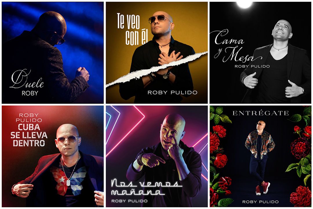Design de pochettes d’albums pour Roby Pulido
