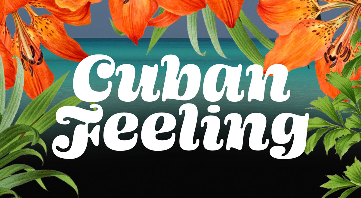 Cuban Feeling. Design de flyer pour le concert à Rapperswil du duo de musiciens cubains Roby Pulido et Rayner Marrero. Annick Woungly Designer. Cuban Feeling. Design de flyer pour le concert à Rapperswil du duo de musiciens cubains Roby Pulido et Rayner Marrero. Annick Woungly Designer.
