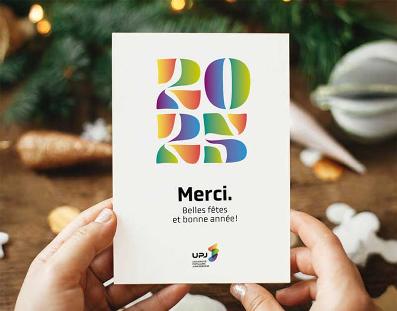 Université Populaire. Branding. Carte de Voeux.