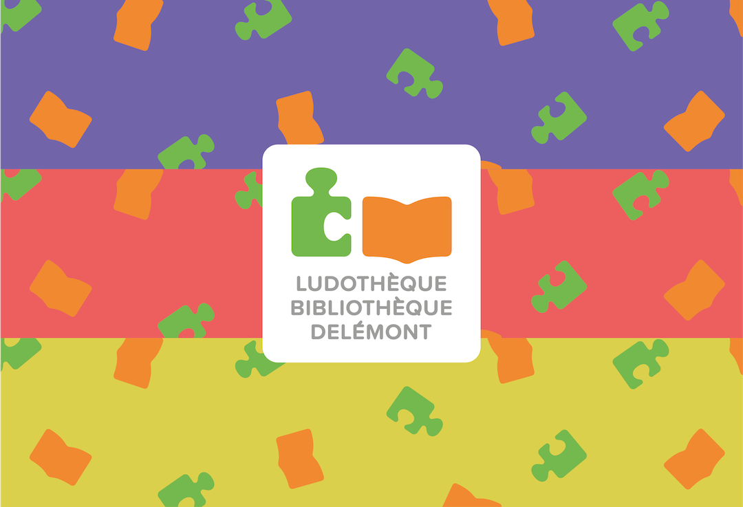 Ludothèque et Bibliothèque de Delémont. Identité Visuelle. Annick Woungly.